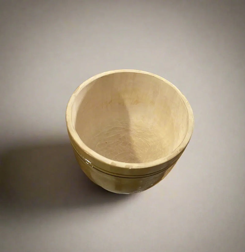 Light-Colored Wooden Bowl Hand-Turned Murukali.com