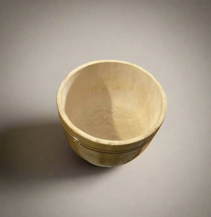 Light-Colored Wooden Bowl Hand-Turned Murukali.com