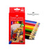 Long-12 Tri Colour Pencils Safe for Children murukali.com