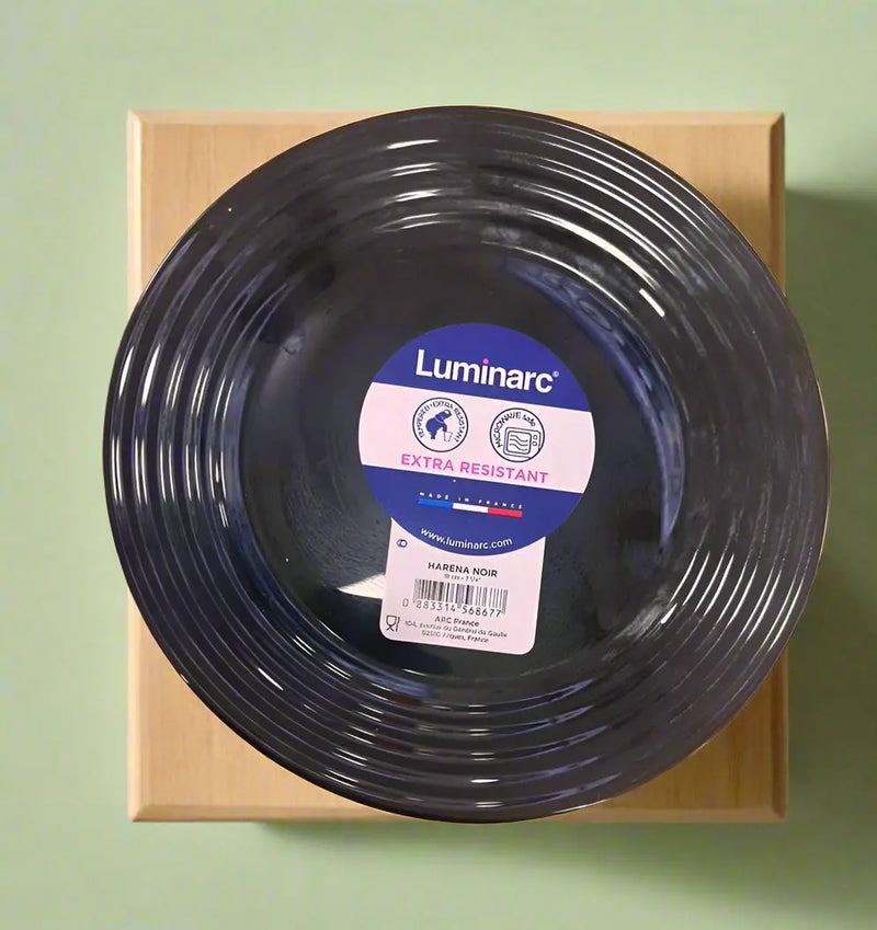 Luminarc Harena Black Dessert Plate 1pcs Murukali.com