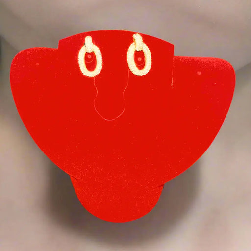 Luxe Gold Oval Drop Earrings with Diamond Embellishments Maman Fatu