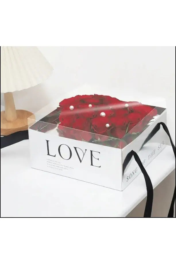 Luxury Red flowers Gift in Box