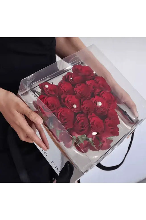 Luxury Red flowers Gift in Box murukali.com