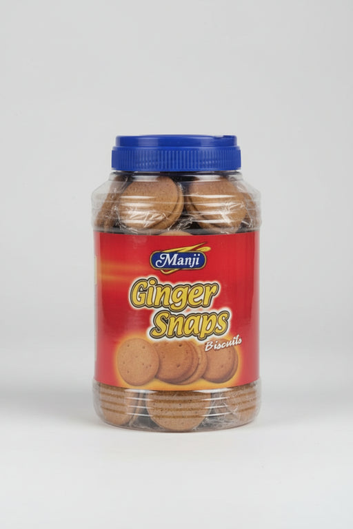 MANJI GINGER SNAPS BISCUITS 1 KG JAR murukali.com