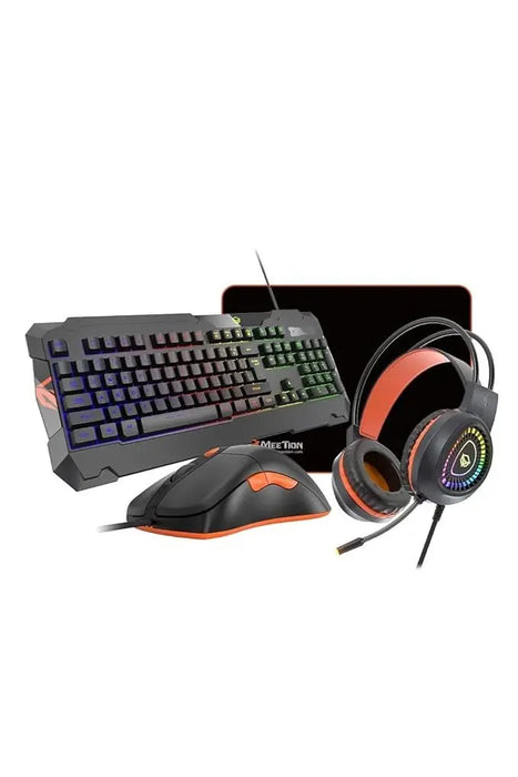 MEETION MT-C505 4 in 1 Gaming Combo Kit  Mouse Keyboard and Headset with Mouse Pad murukali.com