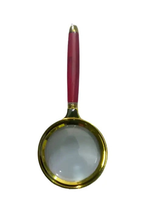 Magnifiying Glass Red Wood Handle Old Man Reading Magnifiying Glass murukali.com