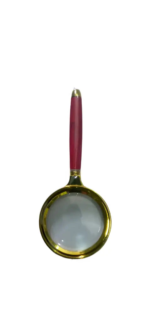 Magnifiying Glass Red Wood Handle Old Man Reading Magnifiying Glass murukali.com