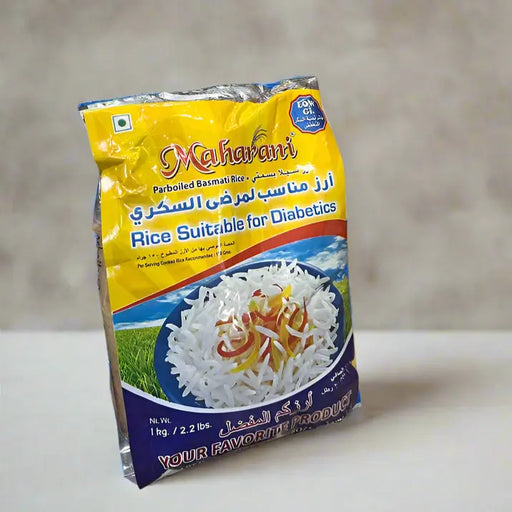 Maharani Parboiled Basmati Rice Suitable for Diabetics 1kg Murukali.com