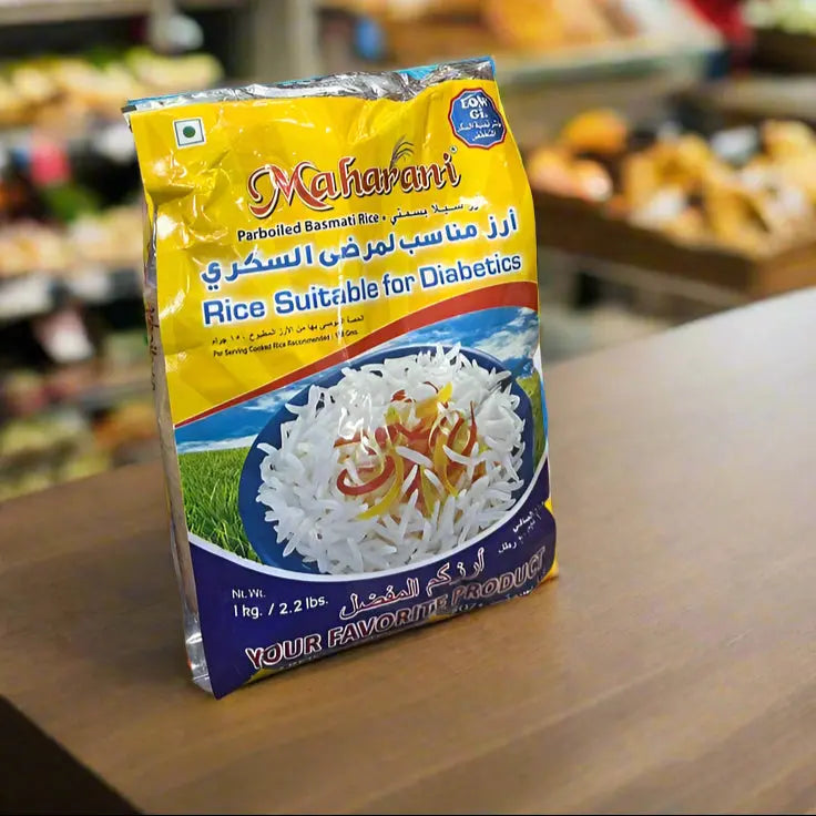 Maharani Parboiled Basmati Rice Suitable for Diabetics 1kg Murukali.com