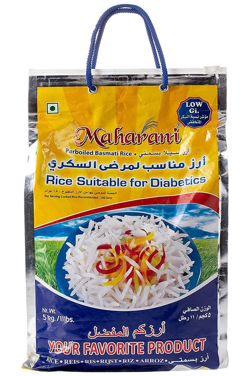 Maharani Premium Parboiled Basmati Rice, 5 Kg murukali.com