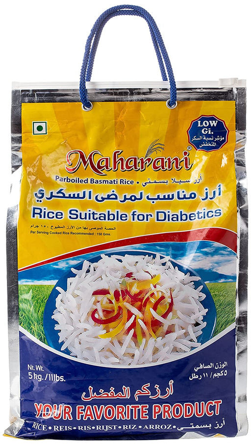 Maharani Premium Parboiled Basmati Rice, 5 Kg murukali.com
