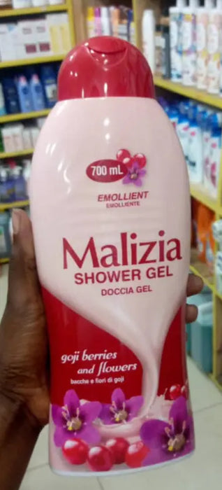 Malizia Emollient Goji Berries and Flowers Shower Gel- 700ml Murukali.com
