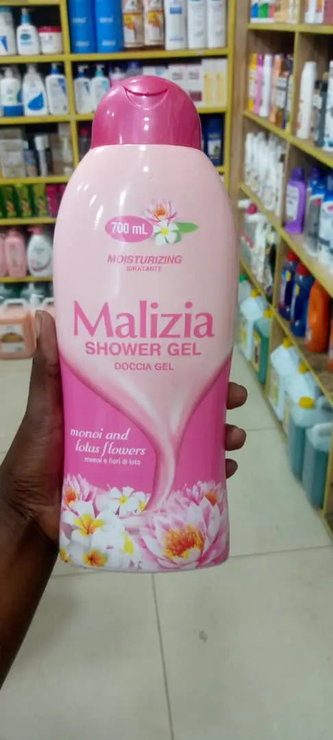 Malizia Moisturizing Shower Gel - Monoi & Lotus Flowers, 700 mL Murukali.com