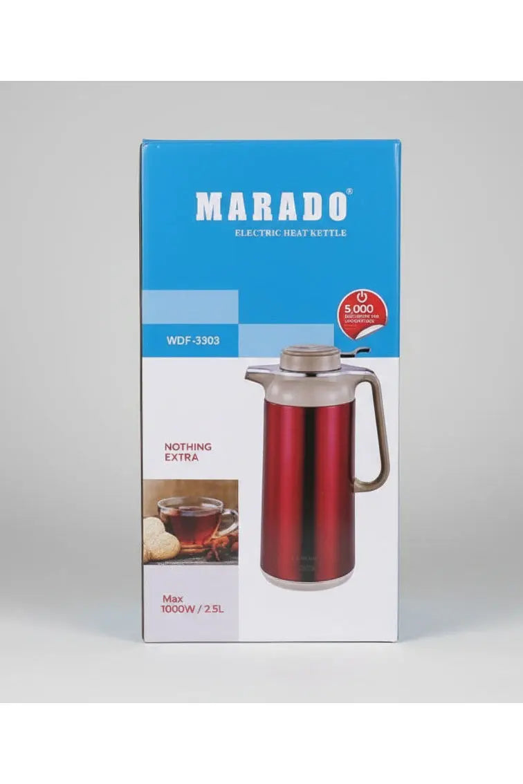 Marado Electric Heat Kettle – Model WDF-3303 (2.5L, 1000W) Murukali.com
