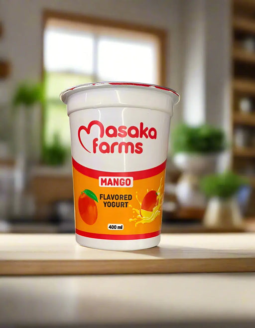 Masaka Farms Mango Flavored Yoghurt 400 ML Murukali.com