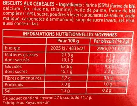 McVitie's Sablés Anglais L'Original 400g Murukali.com