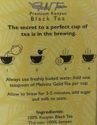 Melvins Gold Premium Kenyan Black Tea 250g Murukali.com
