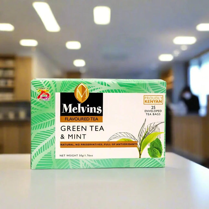Melvins Green Tea & Mint 50g Murukali.com