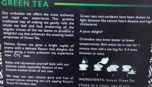 Melvins Orthodox Green Tea Murukali.com