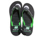 Men's Super Star Flip Flops with Green Straps(Available size 34) Murukali.com