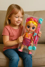 Mermaid Magic Doll with Stroller Set - Colorful Playtime Fun for Kids Murukali.com