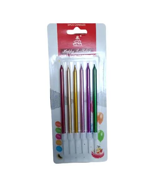 Metallic Birthday Candles Murukali.com
