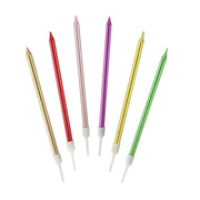 Metallic Birthday Candles Murukali.com