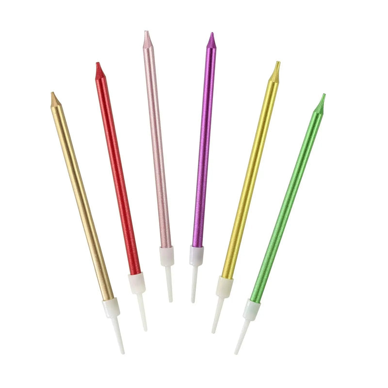 Metallic Birthday Candles Murukali.com