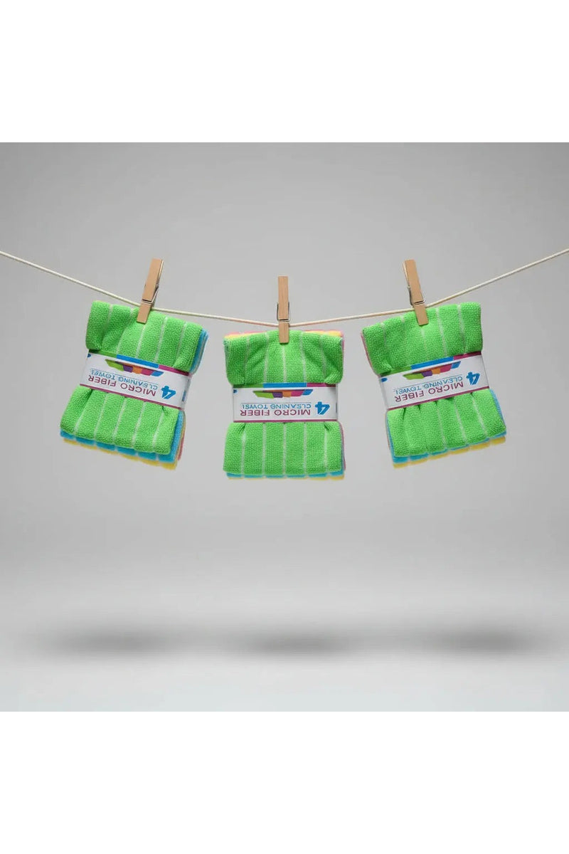 Microfiber Cleaning Towel Set of 4pcs