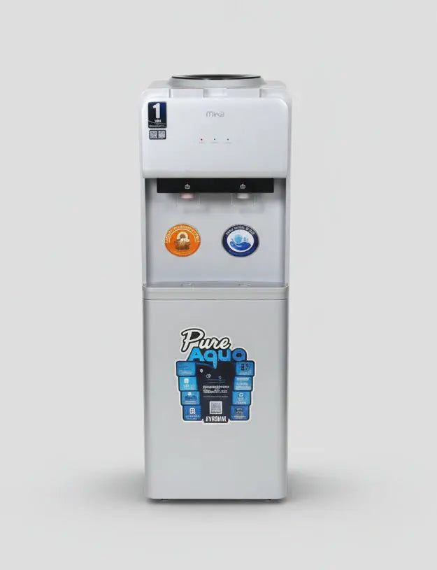 Mika Standing Water Dispenser – Hot & Normal with Storage Cabinet Murukali.com