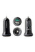 Mixberry 2-pot Car Charger - Qualcomm QC3.0 fast charge - Black Hongkong Ip