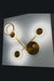 Modern Gold Wall Lamp with Circular LED Design murukali.com