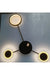 Modern Wall-Mounted LED Light Fixture – Sleek Triple Circular Design with Warm White Glow murukali.com
