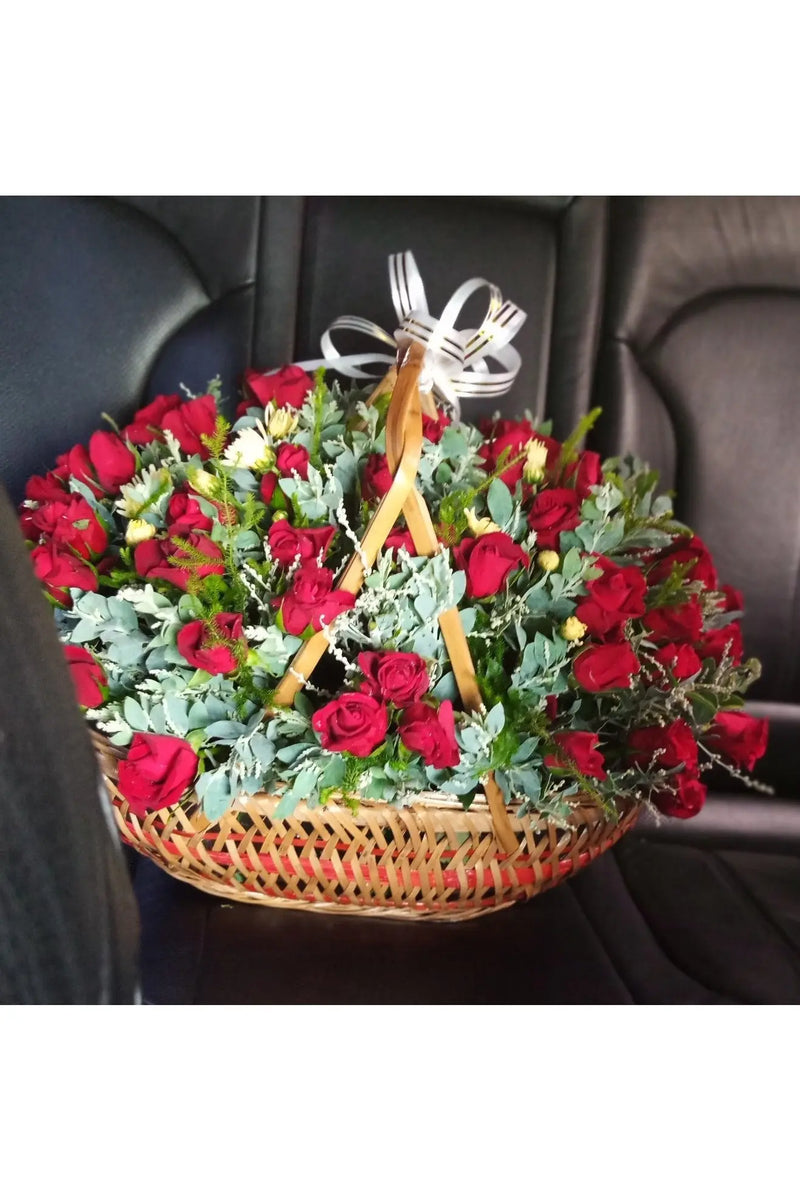 Mom's Flowers in Basket murukali.com