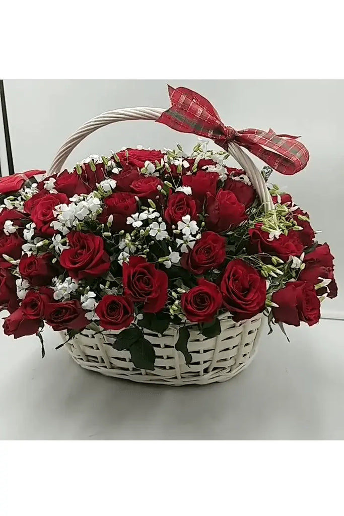 Mom's Flowers in Basket