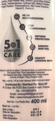 More Up Body Lotion Milk Essence Total Moisture For Men 400ml Murukali.com