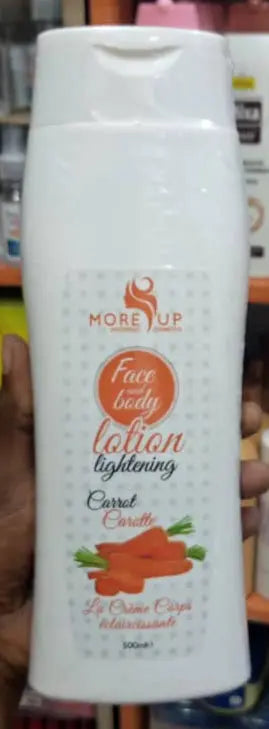 More Up Carrot Face & Body Lightening Lotion - 500ml Murukali.com