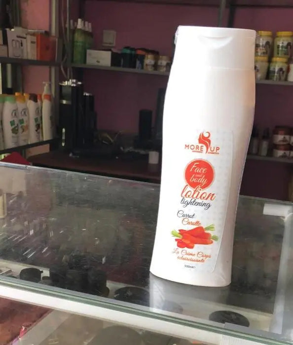 More Up Carrot Face & Body Lighting Lotion 500Ml Murukali.com
