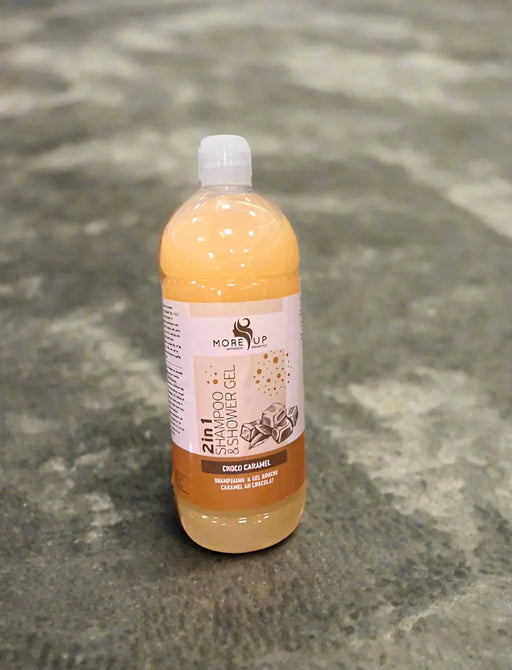 Moreup Shampoo Shower gel 2-in-1   Choco Caramel 1L Murukali.com