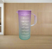 Motivational Time-Marked Water Jug 1700ml Murukali.com
