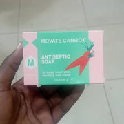 Movate Carrot Antiseptic Soap (85 g) Murukali.com