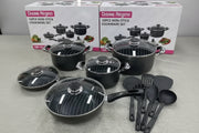 Mudan Comfort Collection 16pcs Non-Stick Cookware Set Murukali.com