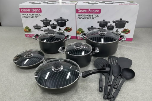 Mudan Comfort Collection 16pcs Non-Stick Cookware Set Murukali.com