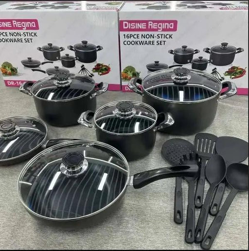 Mudan Comfort Collection 16pcs Non-Stick Cookware Set Murukali.com