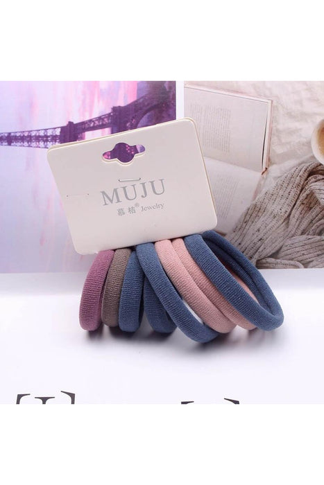 Muju Stretch Resist Hair Bands /6Pcs murukali.com