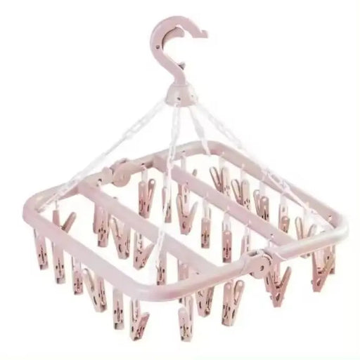 Multiclip Drying Hanger/32 Plastic Clips murukali.com