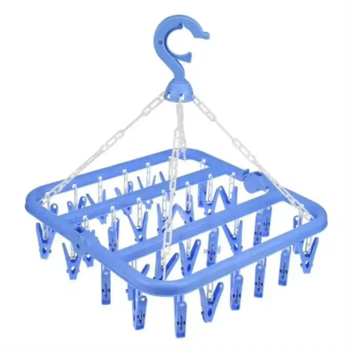 Multiclip Drying Hanger/32 Plastic Clips murukali.com