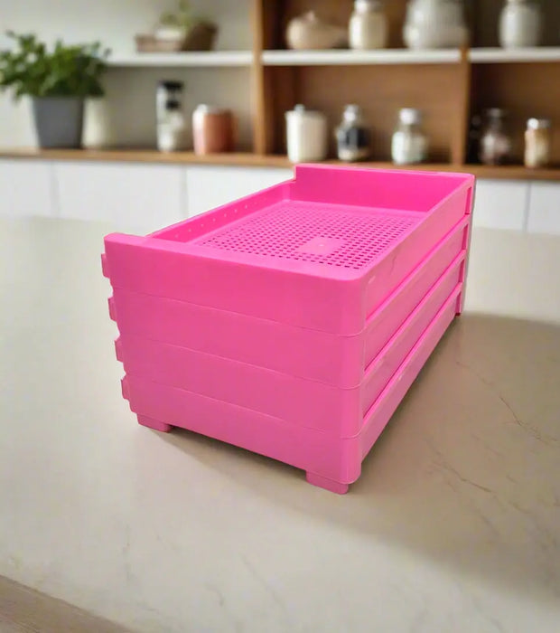 Multipurpose Plastic Storage Rack 4pcs Murukali.com