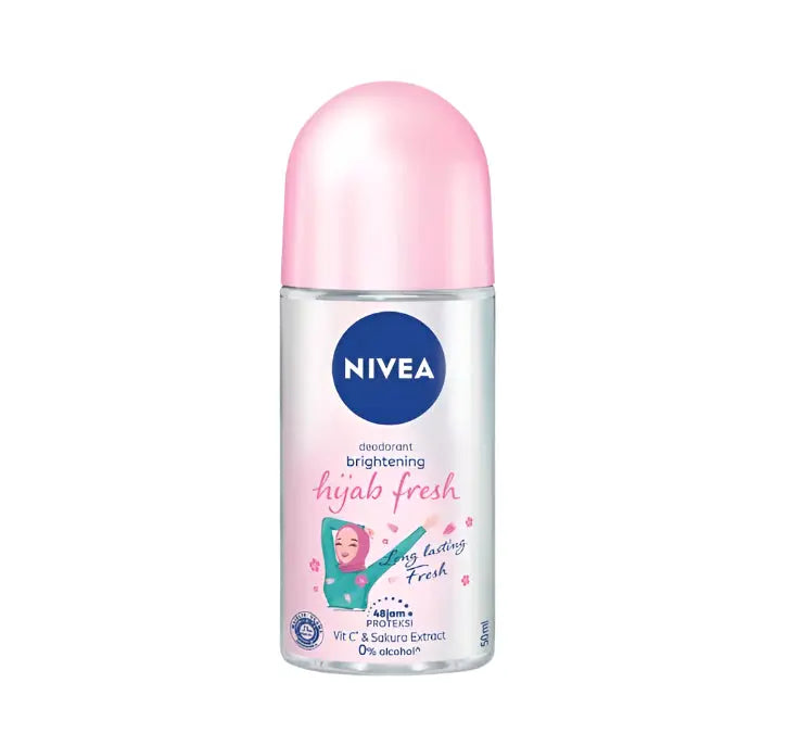 NIVEA Brightening Hijab Fresh  Deodorant Roll On, 50ML murukali.com