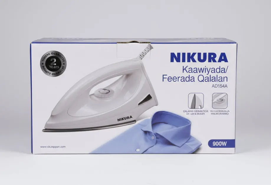 Nikura Dry Iron model number AD154A 900W Murukali.com